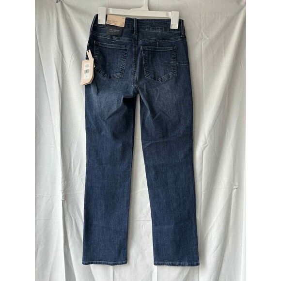 NYDJ Marilyn Straight Lana LiftXTuck Technology Cool Embrace Jean Size 0 Petite - Picture 2 of 2